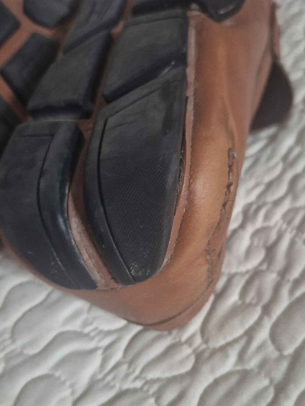 Salvatore Ferragamo Tan Leather Bit-Trim Loafers Size 11.
